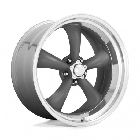 Jante aliaj American Racing American Racing Vintage VN215 CLASSIC TORQ THRUST II jantă 15x8 5x120.65 83.06 ET0, Mag gray | race-shop.ro