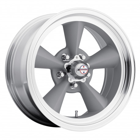 Jante aliaj American Racing American Racing Vintage VN309 TT O jantă 15x8.5 5x120.65 83.06 ET-24, Vintage silver | race-shop.ro