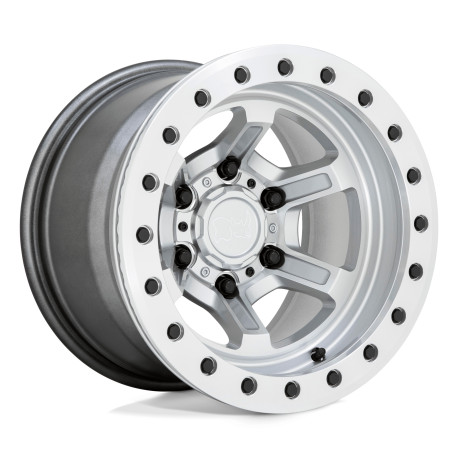 Jante aliaj Black Rhino Black Rhino OFFSHOOT BEADLOCK jantă 15x10 6x139.7 112.1 ET-38, Gloss silver | race-shop.ro