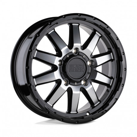 Jante aliaj Black Rhino Black Rhino EXCURSION jantă 18x8 6x130 84.1 ET38, Gloss black | race-shop.ro