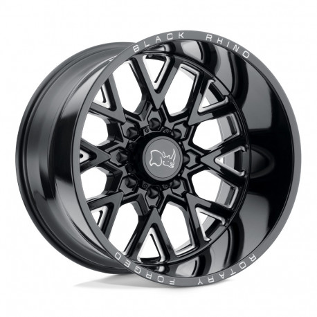 Jante aliaj Black Rhino Black Rhino GRIMLOCK jantă 20x11.5 8x165.1 122.4 ET-44, Gloss black | race-shop.ro