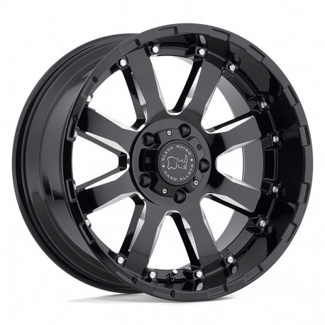 Jante aliaj Black Rhino Black Rhino SIERRA jantă 20x9 8x170 125.1 ET12, Gloss black | race-shop.ro