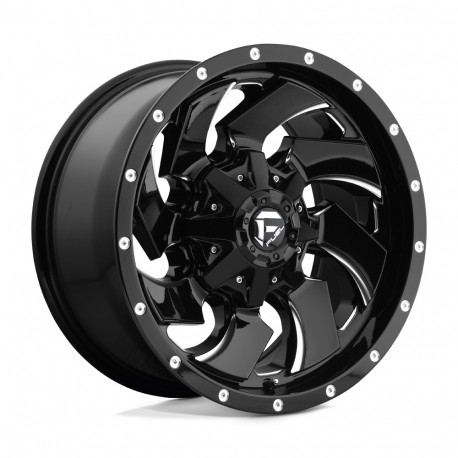 Jante aliaj Fuel Fuel D574 CLEAVER jantă 18x9 8x165.1 125.1 ET-12, Gloss black | race-shop.ro