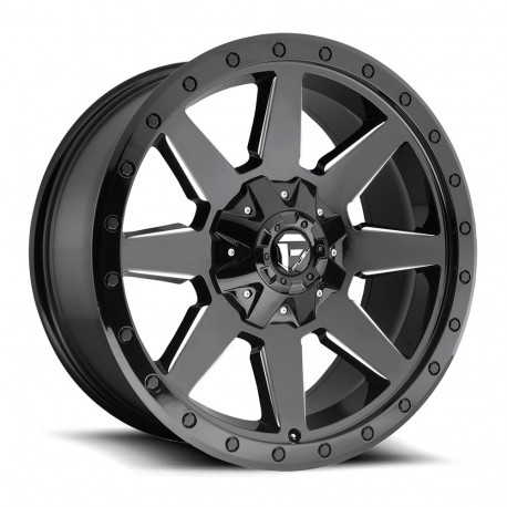 Jante aliaj Fuel Fuel D597 WILDCAT jantă 20x9 8x165.1 125.1 ET1, Gloss black | race-shop.ro