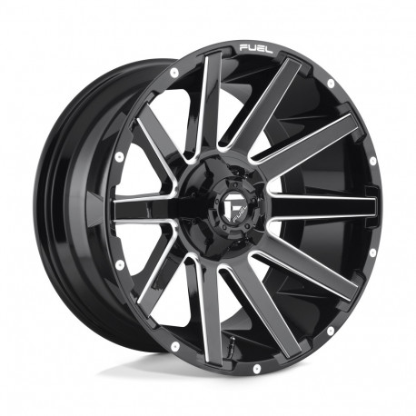Jante aliaj Fuel Fuel D615 CONTRA jantă 20x9 8x165.1 125.1 ET1, Gloss black | race-shop.ro
