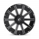 Jante aliaj Fuel Fuel D616 CONTRA jantă 20x10 8x180 124.2 ET-18, Matte black | race-shop.ro