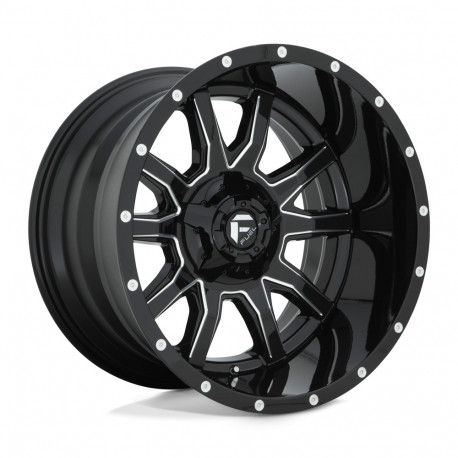 Jante aliaj Fuel Fuel D627 VANDAL jantă 20x12 5x139.7/5x150 110.1 ET-43, Gloss black | race-shop.ro