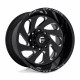 Jante aliaj Fuel Fuel D637 VORTEX jantă 22x12 5x127 78.1 ET-44, Gloss black | race-shop.ro