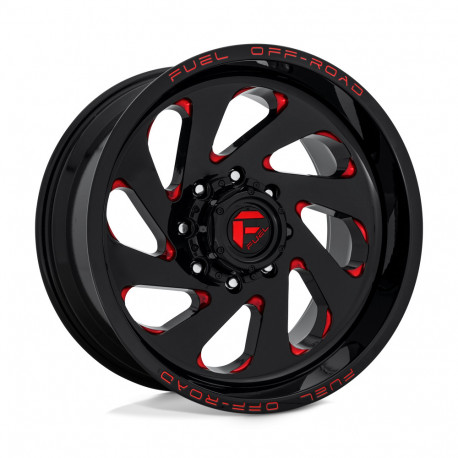 Jante aliaj Fuel Fuel D638 VORTEX jantă 20x10 8x170 125.1 ET-18, Gloss black | race-shop.ro