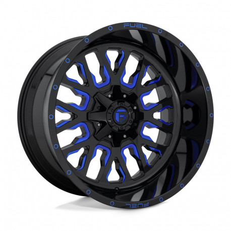 Jante aliaj Fuel Fuel D645 STROKE jantă 22x12 8x180 124.2 ET-44, Gloss black | race-shop.ro