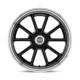 Jante aliaj American Racing American Racing Vintage VN510 DRAFT jantă 18x10 5x120.65 72.56 ET12, Gloss black | race-shop.ro
