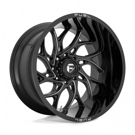 Jante aliaj Fuel Fuel D741 RUNNER jantă 22x8.25 8x165.1 121.5 ET-214, Gloss black | race-shop.ro