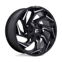 Fuel D753 REACTION jantă 20x9 8x170 125.1 ET20, Gloss black