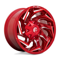 Fuel D754 REACTION jantă 22x10 5x127/5x139.7 87.1 ET-18, Candy red