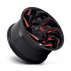 Jante aliaj Fuel Fuel D755 REACTION jantă 18x9 5x139.7/5x150 110.1 ET-12, Gloss black | race-shop.ro