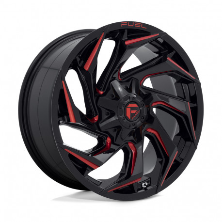 Jante aliaj Fuel Fuel D755 REACTION jantă 20x9 8x165.1 125.1 ET20, Gloss black | race-shop.ro