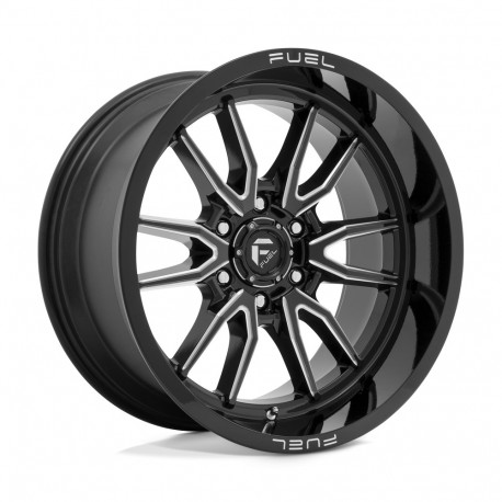 Jante aliaj Fuel Fuel D761 CLASH jantă 17x9 6x135 87.1 ET1, Gloss black | race-shop.ro