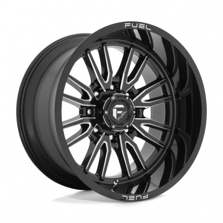 Jante aliaj Fuel Fuel D761 CLASH jantă 22x12 8x165.1 125.1 ET-44, Gloss black | race-shop.ro