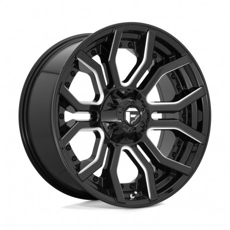 Jante aliaj Fuel Fuel D711 RAGE jantă 20x9 5x127/5x139.7 87.1 ET1, Gloss black | race-shop.ro