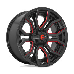 Fuel D712 RAGE jantă 22x10 8x170 125.1 ET-18, Gloss black