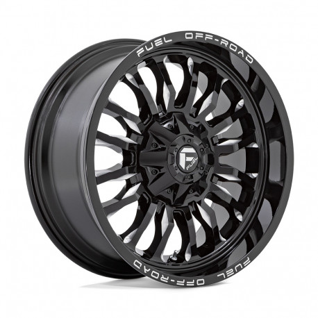 Jante aliaj Fuel Fuel D795 ARC jantă 22x12 6x135/6x139.7 106.1 ET-44, Gloss black | race-shop.ro