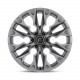 Jante aliaj Fuel Fuel D806 FLAME jantă 22x10 6x139.7 106.1 ET-18, Platinum | race-shop.ro
