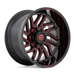 Fuel D808 HURRICANE jantă 20x9 8x180 124.2 ET1, Gloss black