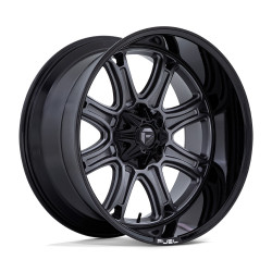 Fuel DARKSTAR jantă 22x9 8x165.1 125.1 ET1, Matte gunmetal