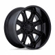 Jante aliaj Fuel Fuel DARKSTAR jantă 20x10 8x170 125.1 ET-18, Matte black | race-shop.ro