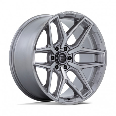 Jante aliaj Fuel Fuel FLUX jantă 18x9 6x139.7 106.1 ET20, Platinum | race-shop.ro