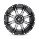 Jante aliaj Fuel Fuel D238 RAMPAGE jantă 22x12 8x165.1 125.1 ET-44, Matte gun metal | race-shop.ro