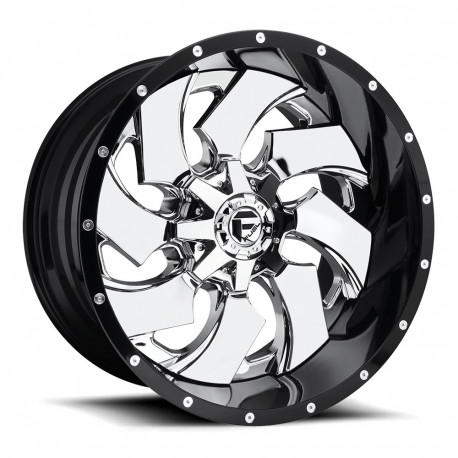 Jante aliaj Fuel Fuel D240 CLEAVER jantă 20x9 8x180 124.2 ET20, Chrome | race-shop.ro