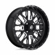 Jante aliaj Fuel Fuel UTV D611 STROKE jantă 20x7 4x137 110.1 ET13, Gloss black | race-shop.ro