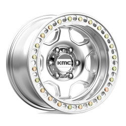 KMC KM233 HEX BEADLOCK jantă 17x9 5x127 71.5 ET-38, Silver