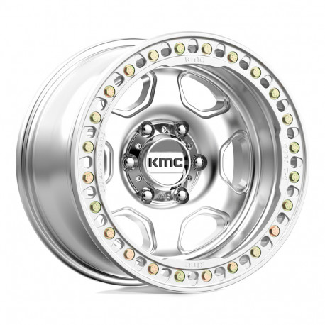 Jante aliaj KMC KMC KM233 HEX BEADLOCK jantă 17x9 5x127 71.5 ET-38, Silver | race-shop.ro