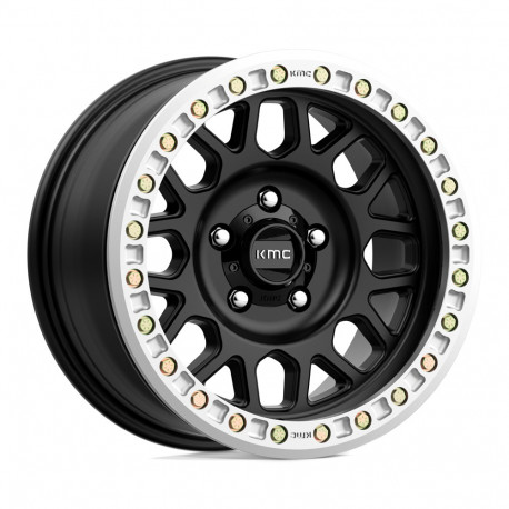 Jante aliaj KMC KMC KM234 GRENADE DESERT BEADLOCK jantă 20x9 5x127 71.5 ET-12, Satin black | race-shop.ro