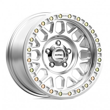 Jante aliaj KMC KMC KM234 GRENADE DESERT BEADLOCK jantă 17x8.5 6x165.1 108 ET0, Silver | race-shop.ro