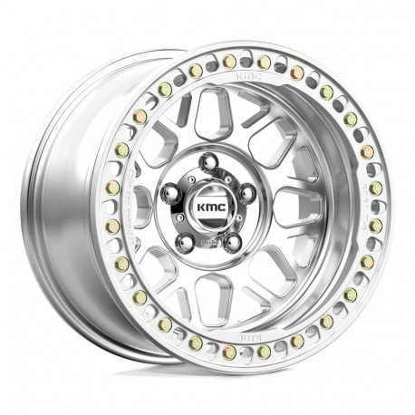 Jante aliaj KMC KMC KM235 GRENADE CRAWL BEADLOCK jantă 18x9 5x127 71.5 ET10, Silver | race-shop.ro
