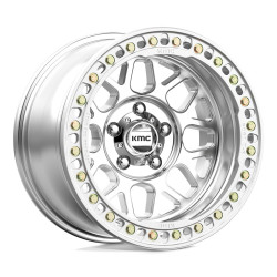 KMC KM235 GRENADE CRAWL BEADLOCK jantă 18x9 5x127 71.5 ET-24, Silver