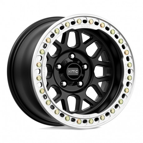 Jante aliaj KMC KMC KM235 GRENADE CRAWL BEADLOCK jantă 18x9 5x127 71.5 ET10, Satin black | race-shop.ro