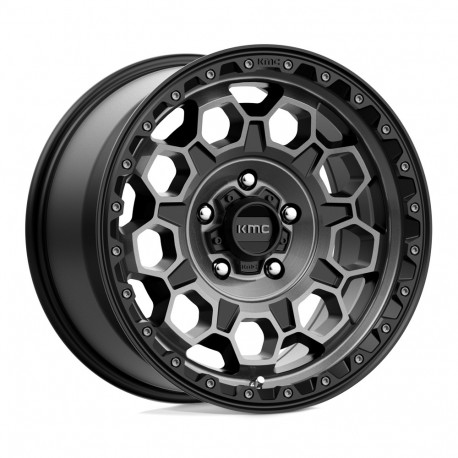 Jante aliaj KMC KMC KM545 TREK jantă 17x9 5x127 71.5 ET18, Satin black | race-shop.ro