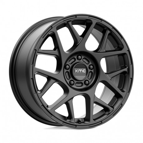 Jante aliaj KMC KMC KM708 BULLY jantă 17x8 5x114.3 72.56 ET38, Satin black | race-shop.ro