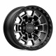 Jante aliaj KMC KMC KM718 SUMMIT jantă 17x8.5 6x139.7 106.1 ET0, Satin black | race-shop.ro