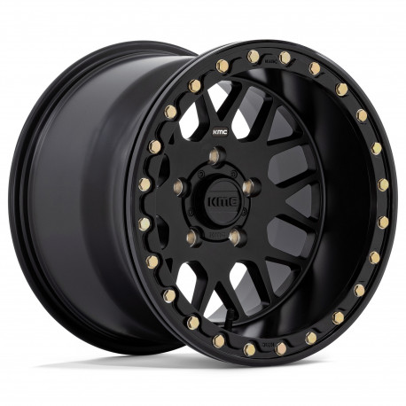 Jante aliaj KMC KMC Powersports KS235 GRENADE BEADLOCK jantă 15x10 5x114.3 72.56 ET0, Satin black | race-shop.ro