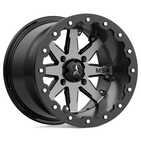Jante aliaj MSA MSA Offroad jantăs M21 LOK BEADLOCK jantă 14x10 4x137 112.1 ET-10, Charcoal tint | race-shop.ro