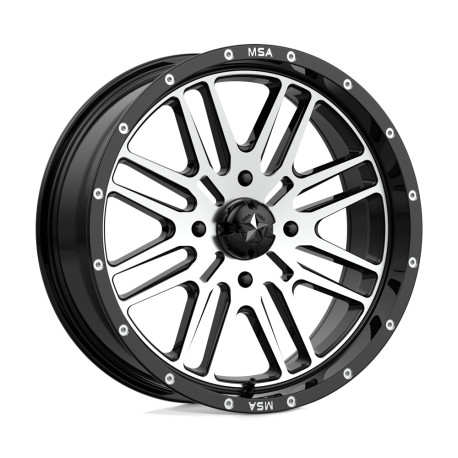 Jante aliaj MSA MSA Offroad jantăs M38 BRUTE jantă 18x7 4x156 132 ET10, Gloss black | race-shop.ro