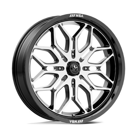 Jante aliaj MSA MSA Offroad jantăs M47 SNIPER jantă 18x7 4x156 115.1 ET10, Gloss black | race-shop.ro