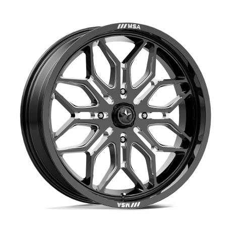 Jante aliaj MSA MSA Offroad jantăs M47 SNIPER jantă 18x7 4x110 86 ET10, Gloss black | race-shop.ro