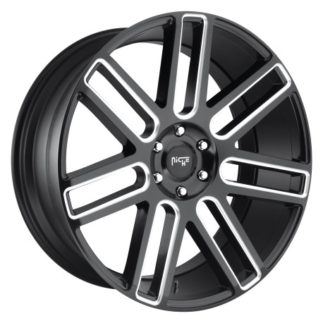 Jante aliaj Niche Niche M096 ELAN jantă 24x10 6x135 87.1 ET30, Matte black | race-shop.ro