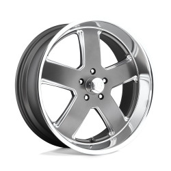 US Mag U118 HUSTLER jantă 22x11 5x127 78.1 ET18, Matte gun metal